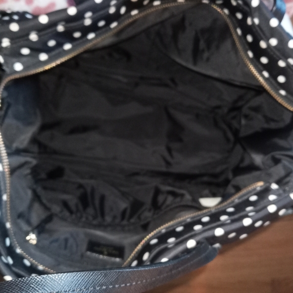 Kate Spade Black and White Nylon Blake Avenue Taden Tote/Baby Bag - Picture 11 of 15